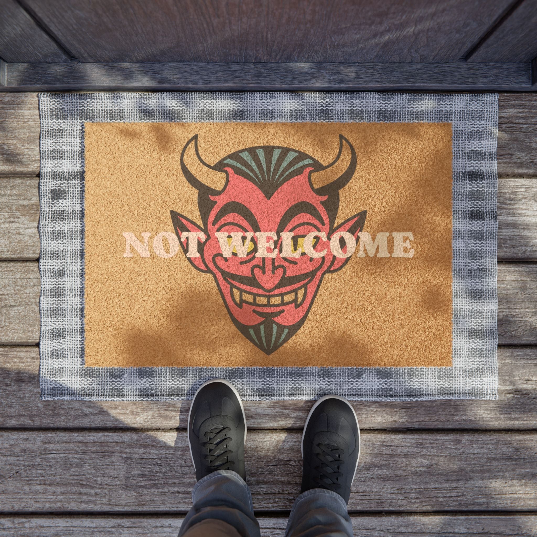 THE DEVIL IS NOT WELCOME HERE